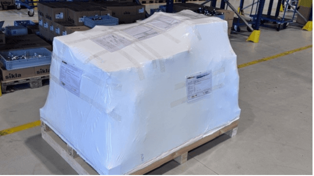Sea transport – special packaging to protect assembly components
