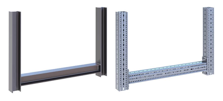 siFramo comparison with steelwork