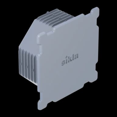 End Cap ADK F100 SILVER