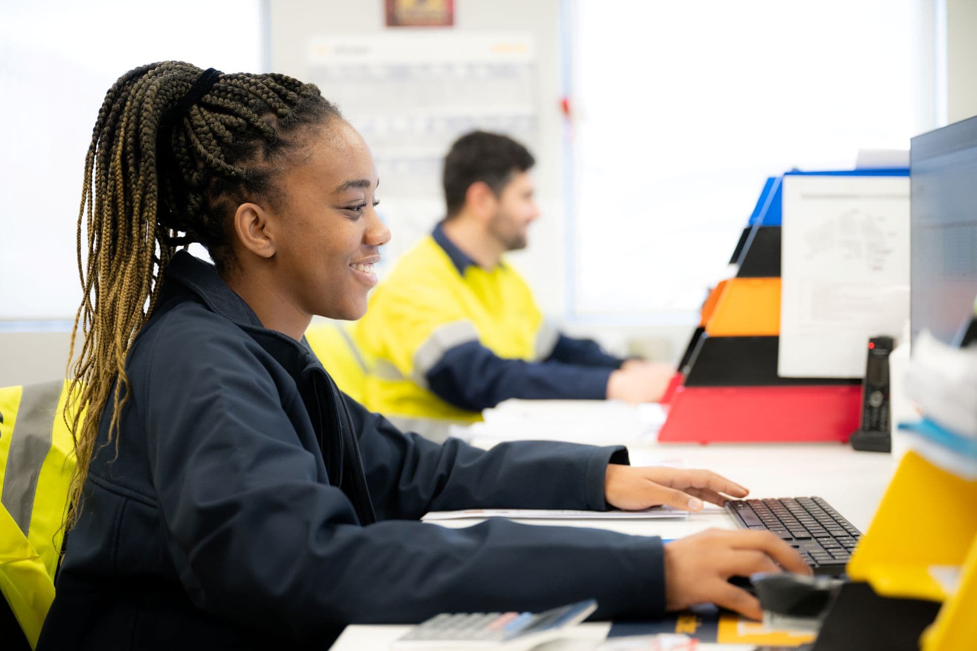 Sikla Oceania employee processing sales orders